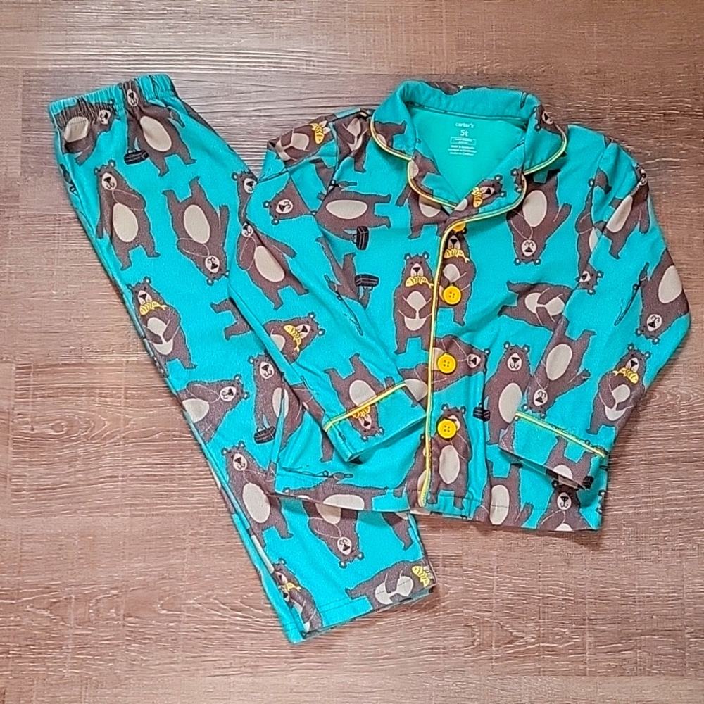 Children's button up pajamas